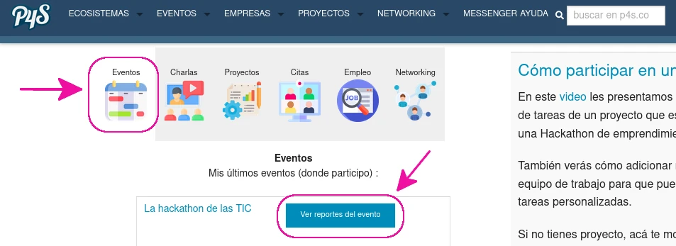 Acceder como consultor de reportes de una hackathon