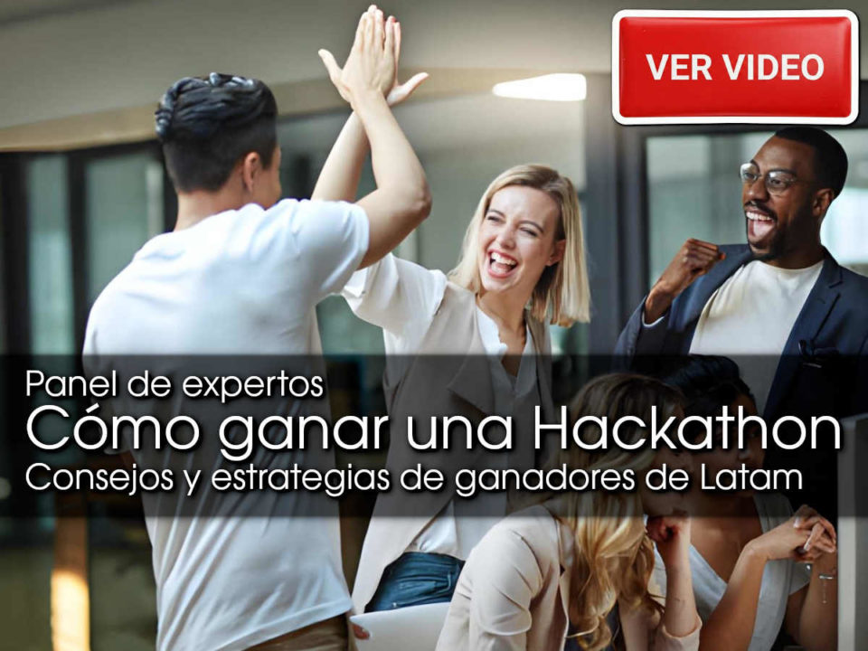 Aprende cómo ganar una hackathon con los consejos prácticos de Robert Parada Zuluaga y líderes tecnológicos sobre prototipos, equipos y presentaciones.
