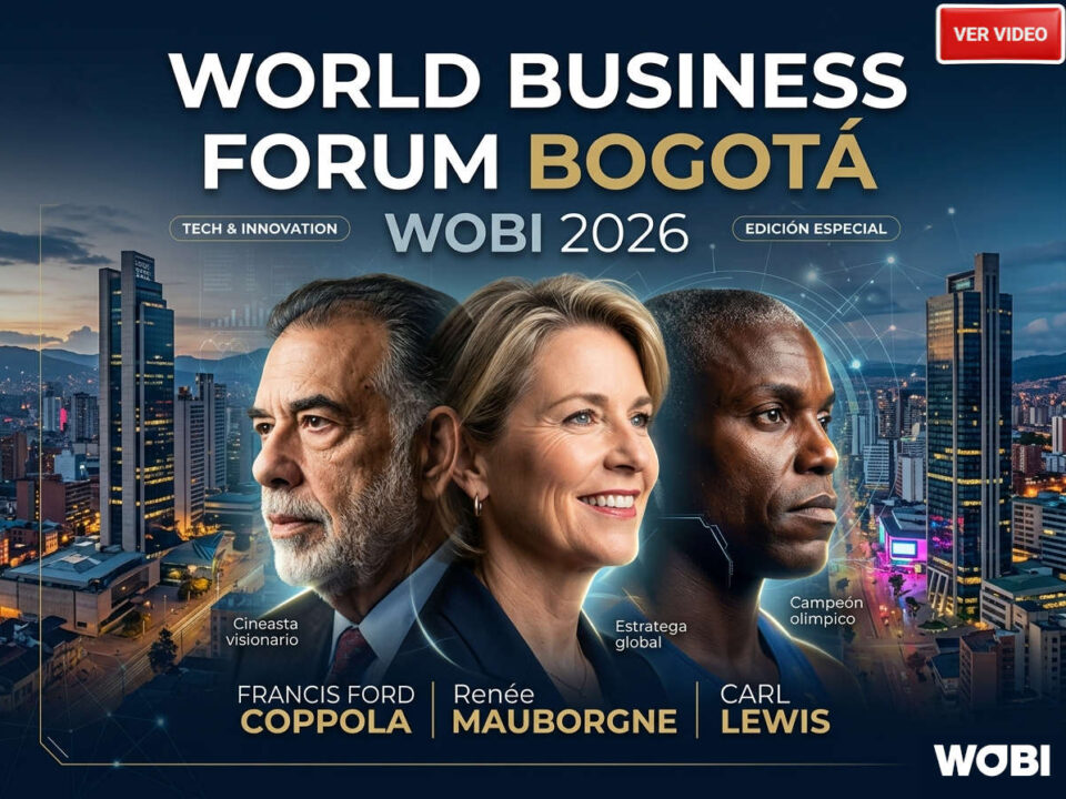 World Business Forum Bogotá 2026 reunirá a Francis Ford Coppola, Carl Lewis y expertos internacionales en innovación el 28 y 29 de octubre.