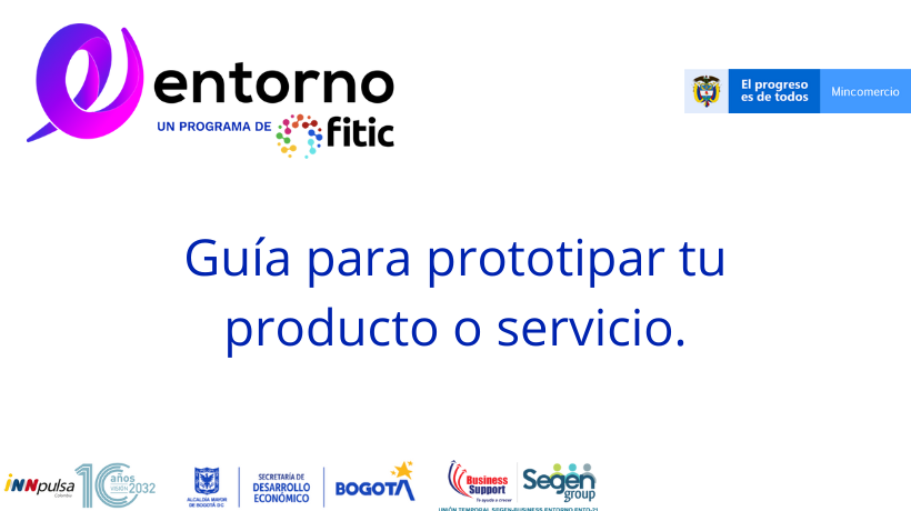 Gu�a para prototipar tu producto o servicio