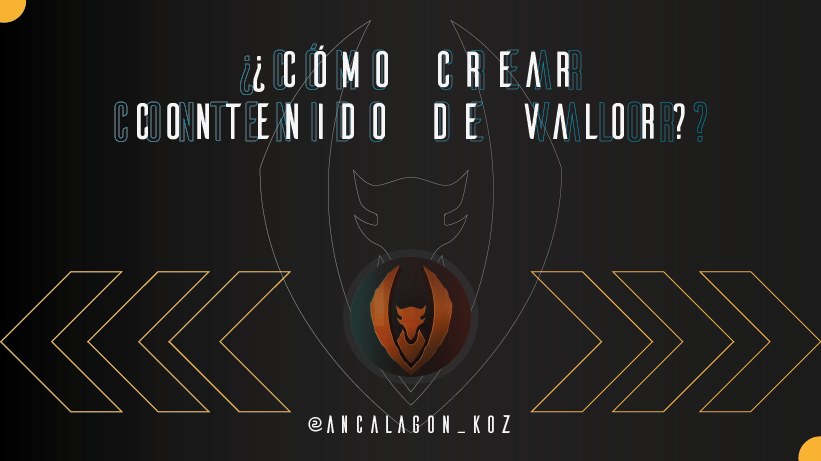 �C�mo crear contenido de Valor?