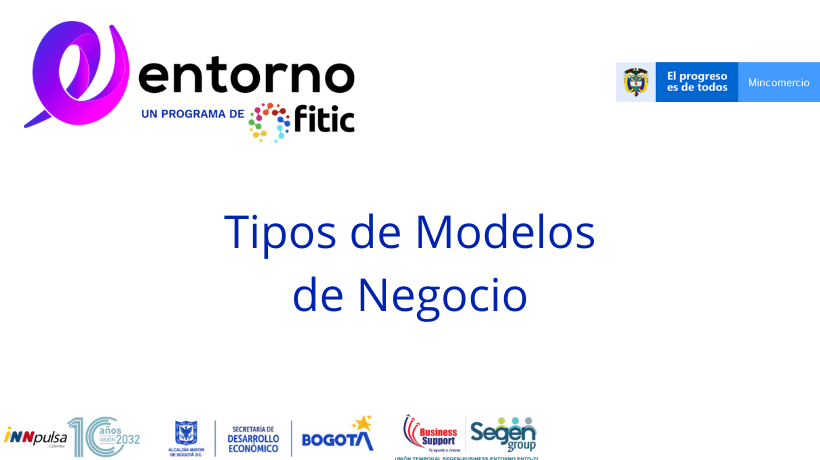 Tipos de Modelo de Negocio